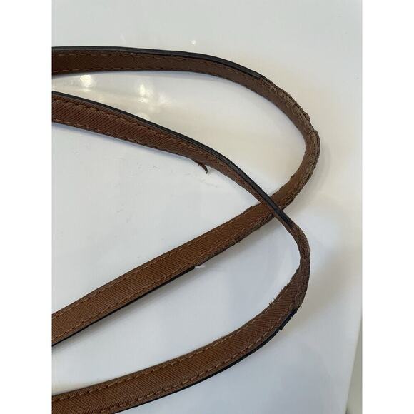 Michael Kors Jet Set Travel Large Saffiano North/South Tote Brown - Picture 8 of 12